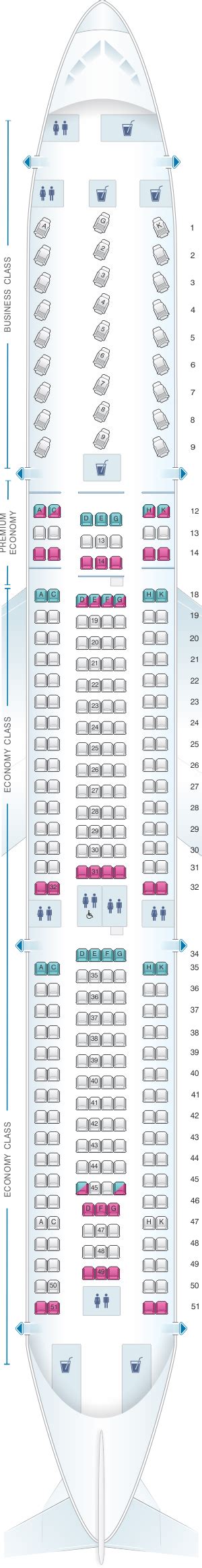 air canada a330 300 seat map